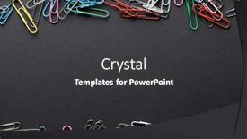  Presentation with education materials - Theme having close-up-of-stack background and a dark gray colored foreground