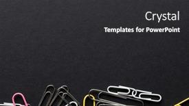  Presentation with education materials - Slide deck having close-up-of-stack background and a dark gray colored foreground