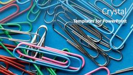  Presentation with education materials - Slide set consisting of close-up-of-stack background and a teal colored foreground