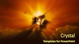  Presentation with sun energy - PPT layouts enhanced with close up of sun shining background and a wine colored foreground