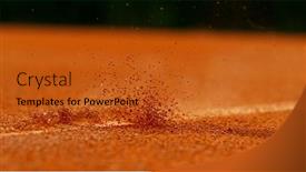  Presentation with tennis - PPT layouts enhanced with close-up-of-tennis-ball background and a crimson colored foreground