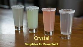  Presentation with tequila - Audience pleasing slide deck consisting of close-up-of-tequila-shot backdrop and a tawny brown colored foreground