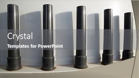  Presentation with base - Slide set enhanced with close-up-of-the-base background and a gray colored foreground