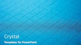  Presentation with backpack - PPT layouts featuring close-up-of-the-fabric background and a teal colored foreground