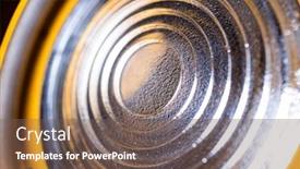  Presentation with light - PPT layouts featuring close-up-of-the-fresnel background and a violet colored foreground