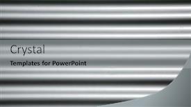  Presentation with facade - Theme consisting of close-up-of-the-galvanized background and a light gray colored foreground