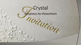  Presentation with invitation - Amazing presentation having close up of the invitation backdrop and a light gray colored foreground