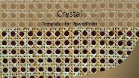  Presentation with weave - Audience pleasing presentation consisting of close up of the octagonal backdrop and a coral colored foreground