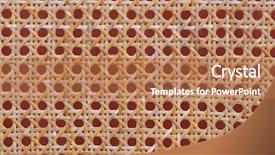  Presentation with weave - Presentation theme featuring close up of the octagonal background and a coral colored foreground
