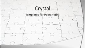  Presentation with circle puzzle pieces - Colorful presentation theme enhanced with close up of the pieces backdrop and a  colored foreground