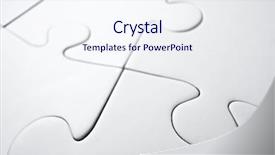  Presentation with puzzle pieces coming together - PPT layouts enhanced with close up of the pieces background and a sky blue colored foreground