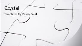  Presentation with puzzle pieces - Amazing PPT theme having close up of the pieces backdrop and a  colored foreground