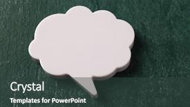  Presentation with abstract close up soap bubble - Audience pleasing slide deck consisting of close up of the speech backdrop and a tawny brown colored foreground