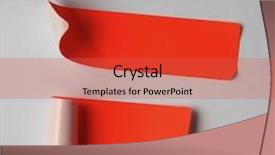  Presentation with plain - Cool new slide set with colorful paper stickers - close up of the sticker backdrop and a red colored foreground