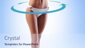  Presentation with food body - PPT layouts with close-up-of-thin background and a sky blue colored foreground