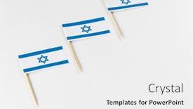  Presentation with religion jewish - Presentation theme enhanced with close-up-of-three-flags background and a white colored foreground