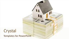  Presentation with toy model - Slide deck consisting of wooden crate full of corn ears isolated on a white background background and a mint green colored foreground