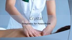  Presentation with recreation - Slide set having close-up-of-traditional-healing background and a light blue colored foreground