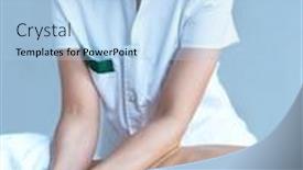  Presentation with recreation - Presentation theme with close-up-of-traditional-healing background and a light blue colored foreground