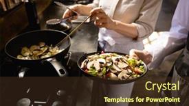  Presentation with women - Slide deck consisting of close-up-of-two-caucasian background and a tawny brown colored foreground