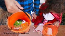  Presentation with fancy dress - Amazing theme having close-up-of-two-children backdrop and a red colored foreground