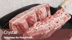  Presentation with black sea - Beautiful PPT theme featuring two pieces of fresh backdrop and a red colored foreground