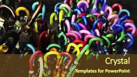  Presentation with india layout - Slide deck with close-up of umbrellas nainital background and a  colored foreground