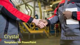  Presentation with ethnic - Theme consisting of close-up-of-unrecognizable-multi background and a tawny brown colored foreground