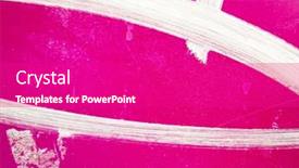  Presentation with urban design - Cool new slides with close-up-of-urban-graffitis backdrop and a purple colored foreground