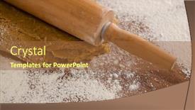  Presentation with dough - Beautiful presentation theme featuring close-up-of-view backdrop and a tawny brown colored foreground