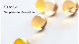  Presentation with recovery - Beautiful PPT theme featuring close-up-of-vitamins-isolated backdrop and a sky blue colored foreground