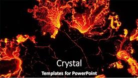  Presentation with volcano eruption - Slides featuring close-up-of-volcano-dramatic background and a black colored foreground