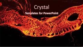  Presentation with volcano eruption - Slide set consisting of close-up-of-volcano-dramatic background and a wine colored foreground