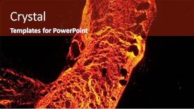  Presentation with volcano eruption - Slide deck with close-up-of-volcano-dramatic background and a crimson colored foreground