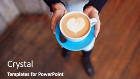  Presentation with design milk - Cool new PPT layouts with close-up-of-waitress backdrop and a tawny brown colored foreground