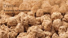  Presentation with wheat bran - PPT theme enhanced with close-up-of-wheat-bran background and a coral colored foreground