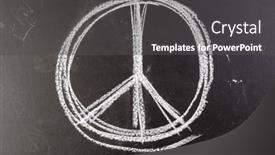  Presentation with movement - PPT layouts enhanced with close-up-of-white-chalk background and a dark gray colored foreground