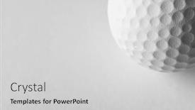  Presentation with sports golf - 