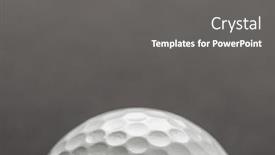  Presentation with sports golf - 