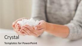  Presentation with junk food - PPT layouts having close up of white lump background and a soft green colored foreground