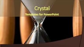  Presentation with timer - Slides consisting of close up of white sand background and a tawny brown colored foreground