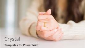  Presentation with marriage - Presentation design enhanced with aliance - close up of woman crossed background and a lemonade colored foreground