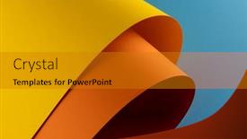  Presentation with orange colour - PPT layouts having close-up-of-yellow background and a gold colored foreground