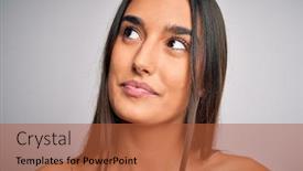  Presentation with natural skincare - Beautiful slide deck featuring close-up-of-young-beautiful backdrop and a red colored foreground