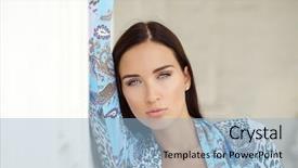  Presentation with close up of young girls - Amazing PPT layouts having close up of young beautiful backdrop and a  colored foreground