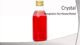  Presentation with medicine syrup - Slides consisting of close up on a medicine background and a white colored foreground
