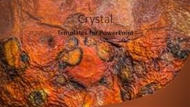  Presentation with orange fruit - Cool new PPT theme with close-up-on-a-natural backdrop and a red colored foreground