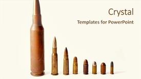  Presentation with close up shot - Presentation theme enhanced with close up on bullets shown background and a cream colored foreground