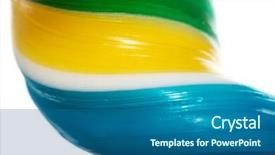  Presentation with colorful - Amazing slide set having close-up-on-one-longitudinal backdrop and a ocean colored foreground