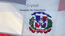  Presentation with republic dominican - Beautiful slide deck featuring close-up-photo-shot backdrop and a light blue colored foreground